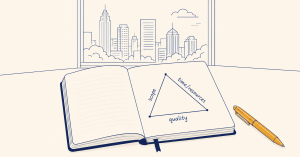 A Simple Project Management Triangle That Helped a Leader Make Trade-Offs Visible